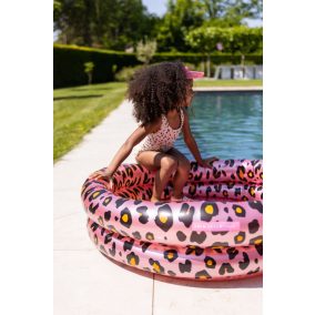 Swim Essentials gyerek medence 100 cm - Rose Gold Leopard
