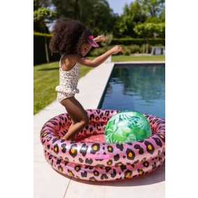 Swim Essentials gyerek medence 100 cm - Rose Gold Leopard