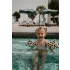 Swim Essentials karúszó 0-2 év - Beige Leopard