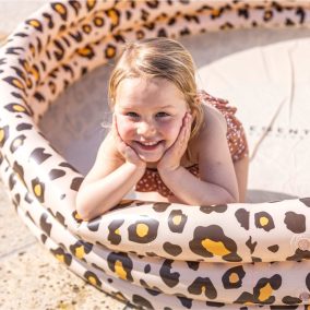 Swim Essentials gyerek medence 150 cm - Beige Leopard