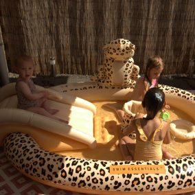   Swim Essentials gyerek élménymedence 210 cm - Beige Leopard