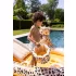 Swim Essentials gyerek élménymedence 210 cm - Beige Leopard