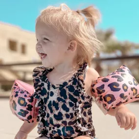 Swim Essentials karúszó 0-2 év - Rose Gold Leopard