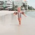 Swim Essentials karúszó 0-2 év - Rose Gold Leopard
