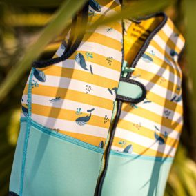 Swim Essentials úszómellény 2-3 év - Yellow-White