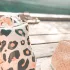 Swim Essentials karúszó 2-6 év - Beige Leopard