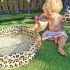 Swim Essentials gyerek medence 60 cm - Beige Leopard
