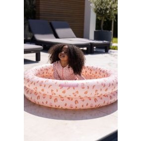 Swim Essentials gyerek medence 100 cm - Old Pink Leopard