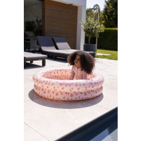 Swim Essentials gyerek medence 100 cm - Old Pink Leopard
