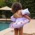 Swim Essentials gyerek úszógumi 55 cm - Lila szívecskék