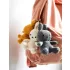 Bon Ton Toys Miffy kordbársony kulcstartó - Törtfehér - 10 cm