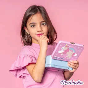   Martinelia Kislány smink készlet unikornis fém mini bőröndben