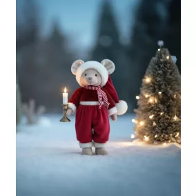 Bukowski plüss - Christmas Henry 30 cm piros