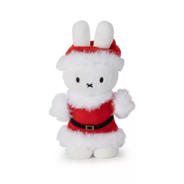 Bon Ton Toys Miffy Mikulás plüss - Fehér/Piros - 14 cm