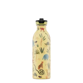   24Bottles Kids Urban kulacs szívószállal - Jungle Friends - 500 ml