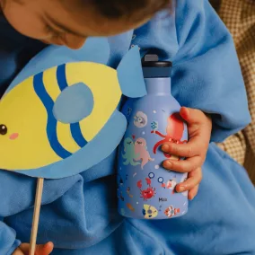   24Bottles Kids Clima termosz szívószállal - Ocean Friends - 330 ml