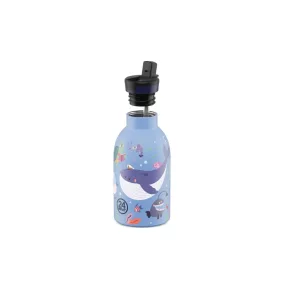   24Bottles Kids Clima termosz szívószállal - Ocean Friends - 330 ml