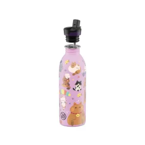   24Bottles Kids Urban kulacs szívószállal - Meow Friends - 500 ml
