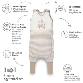 Tipegő hálózsák csíkos TOG1 2-4 év