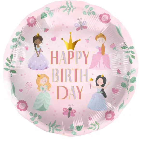 Pretty Princess fólia lufi - 45 cm