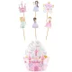 Pretty Princess cupcake dekor szett - 6 szett