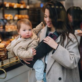 Wildride mini tépőzáras táska hordozóra - fekete
