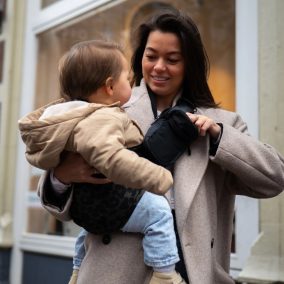 Wildride mini tépőzáras táska hordozóra - fekete