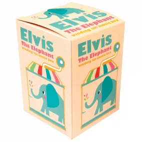 Rex London Tekerős zene doboz - Elvis Az elefánt