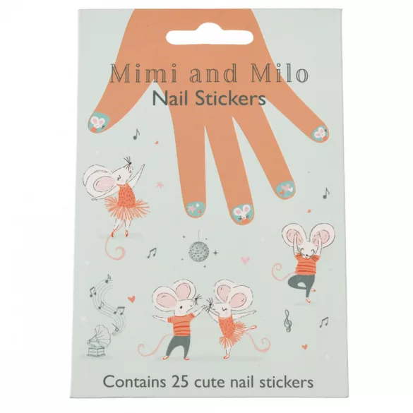 Mimi és Milo körömmatrica készlet - Rex London