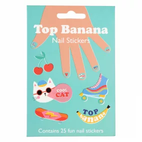 Top Banana körömmatrica készlet - Rex London