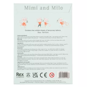 Gyerek tetoválás - Mimi és Milo