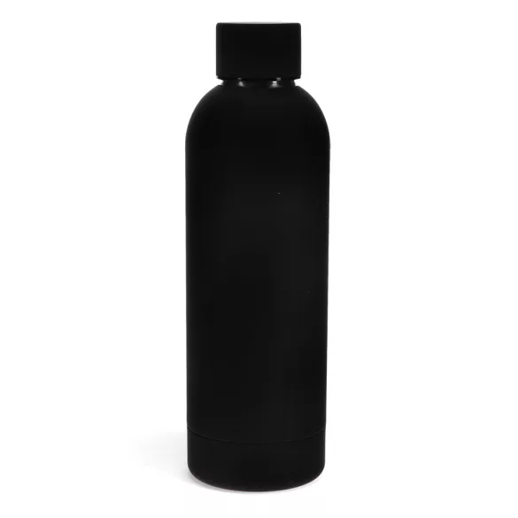 Rex London Hőtartó kulacs gumi bevonattal 500ml - Fekete