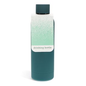   Rex London Hőtartó kulacs gumi bevonattal 500ml - Petrol blue