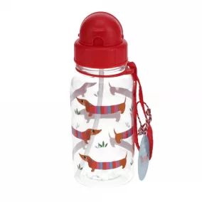 Rex London Szívószálas itatókulacs 500ml - Tacskók