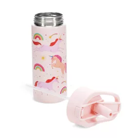   Rex London Fém kulacs nyomógombos tetővel 500ml - Unikornis