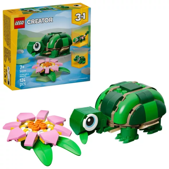 LEGO Creator 31377 Teknős egy vízililiom-virággal