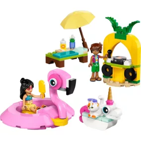   LEGO Friends 42658 Medencés buli flamingóval és egyszarvúval