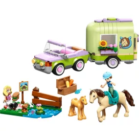 LEGO Friends 42695 Ló- és csikószállító utánfutó