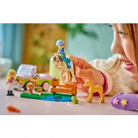 LEGO Friends 42695 Ló- és csikószállító utánfutó