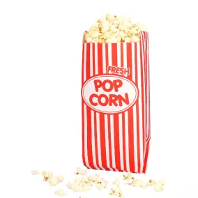 Popcornos papírtasak szett - 8 db-os (30 x 13 x 8 cm)