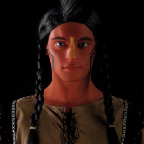   Aqua arcfesték paletta - Chinook Indián (4 tégely és applikátor)