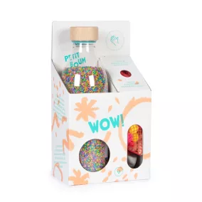   Petit Boum szenzoros játék - Touch Bottle Rice Wow! - Érintéspalack