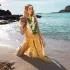Natúr raffia hawaii szoknya (80 cm)