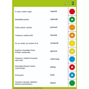 LOGICO Piccolo – Anyanyelv: Szinonimák, ellentétek