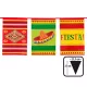 Fiesta zászlófüzér (35 x 23 -5 cm) (10 m) - Mexikói party