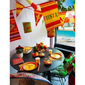   Fiesta zászlófüzér (35 x 23 -5 cm) (10 m) - Mexikói party