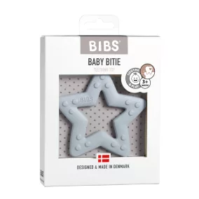 Bibs rágóka - csillag pasztellkék