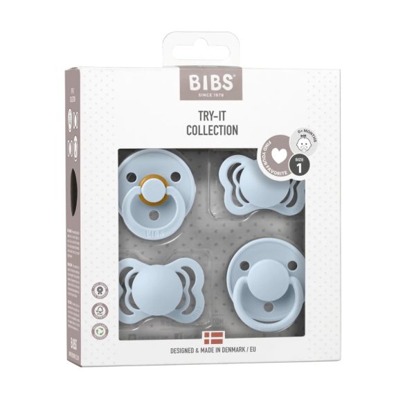 BIBS Try-it kollekció - pasztellkék