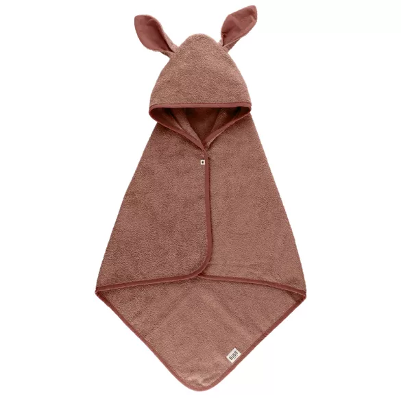 BIBS kapucnis törölköző - mackó