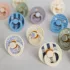 BIBS Studio Pin Colour - Acélkék mix - 2 db 6-18 hónapos korig
